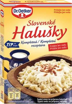 Slovenské halušky v prášku 250 g, Dr. Oetker. / 1ks