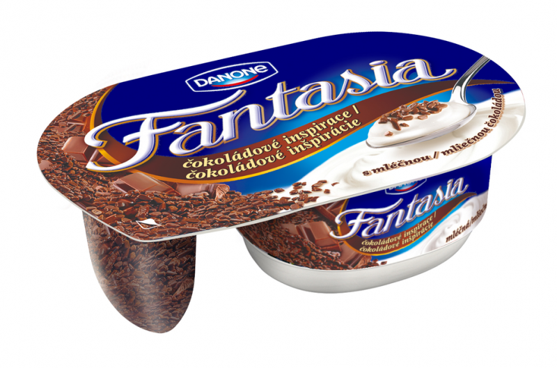 Danone Fantasia jogurt mliečna čokoláda 4x110g. / 1bal