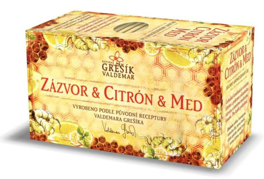 GREŠÍK Zázvor & citrón & med 40g. / 1bal