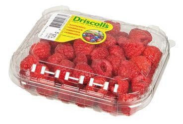 Maliny čerstvé 125g vanička. / 1ks