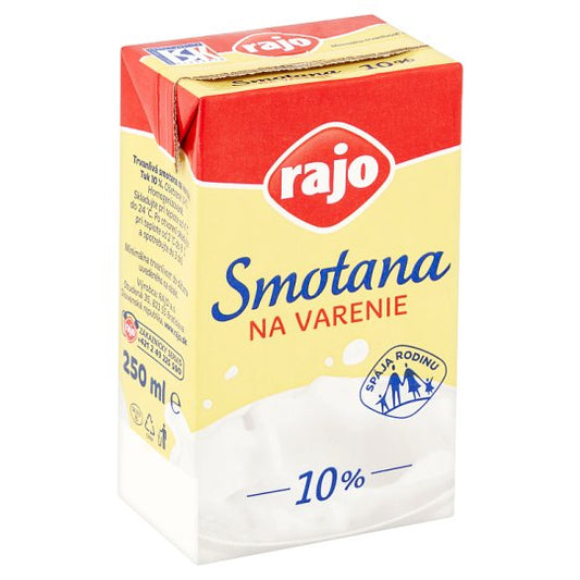Rajo smotana na varenie 10%, 250 ml. / 1ks