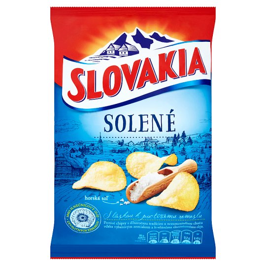 Chips Slovakia solené 100g. / 1ks