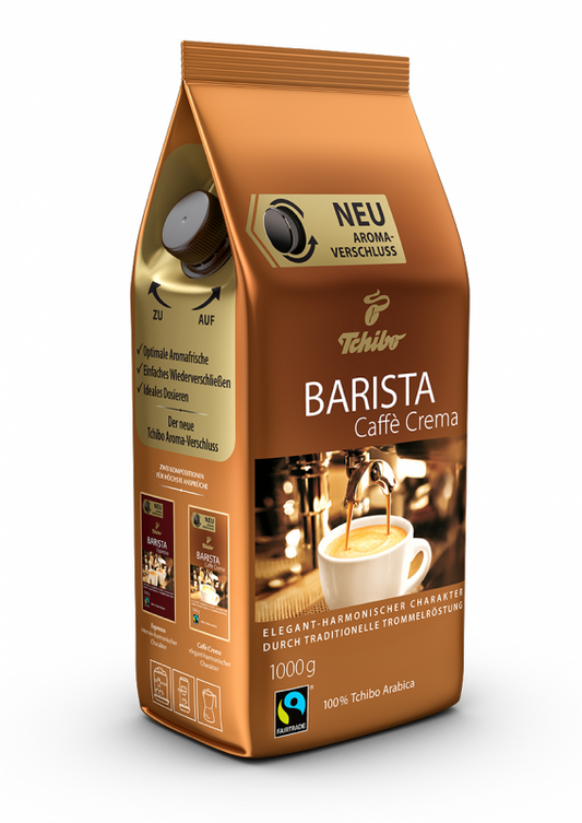 Tchibo Barista Caffé Crema káva zrnková 1000g. / 1ks