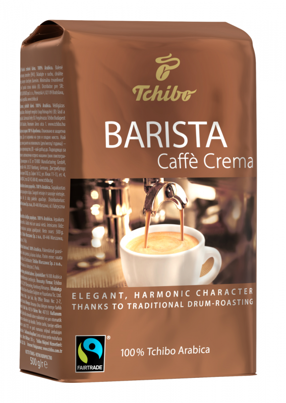 Tchibo Barista Caffé Crema káva zrnková 500g. / 1ks